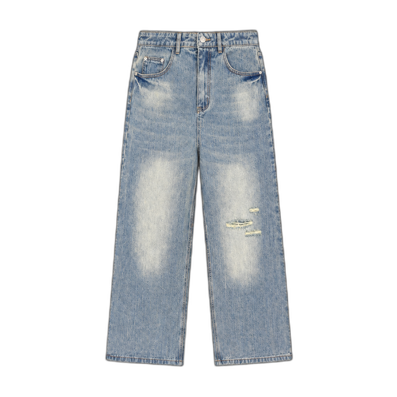 Wayfinder Denim in Light Wash Blue