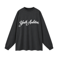 Autograph Long Sleeve - Charcoal - Front
