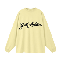 Autograph Long Sleeve - Pale Yellow - Front